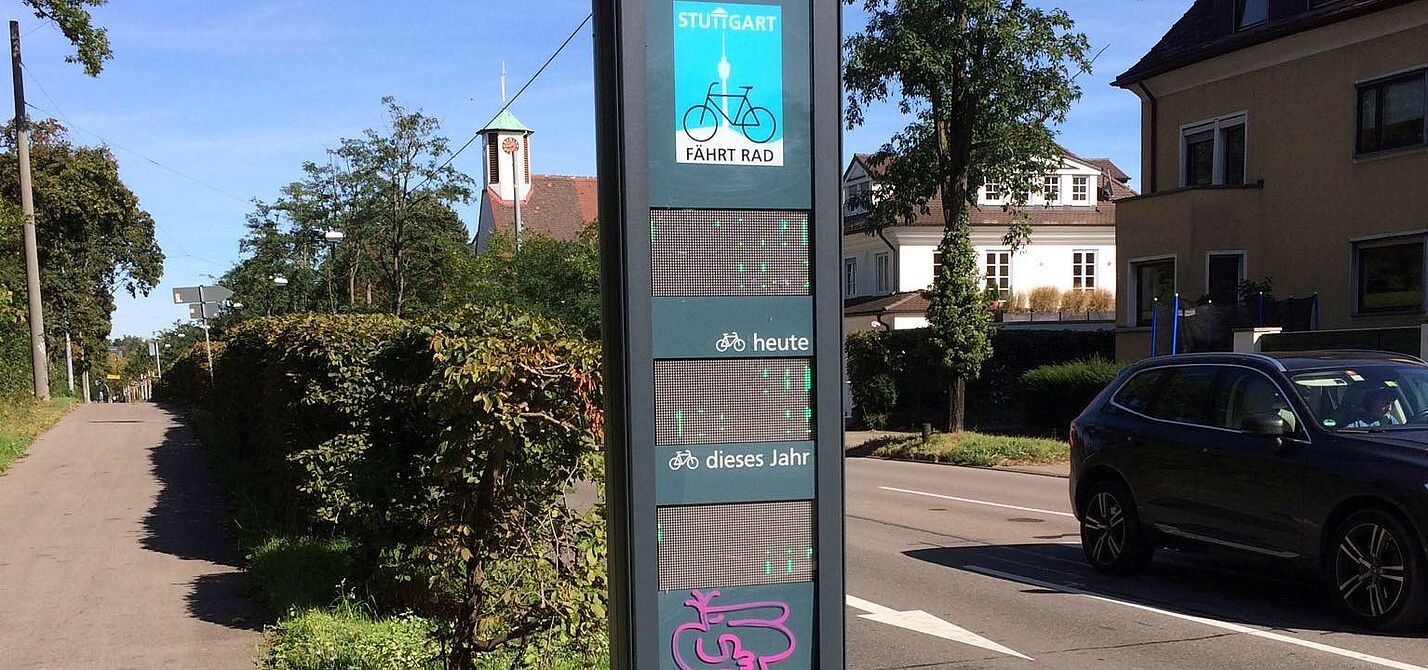 Zählstelle Stuttgart Kräherwald -