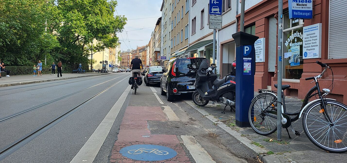 Foto der Seckenheimer Straße in Mannheim