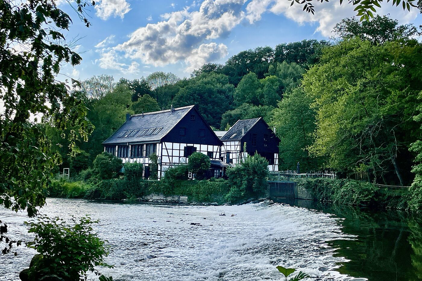 Wipperkotten der Fluß Wipper mit einem Kotten