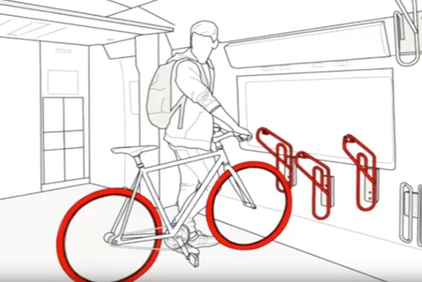Fahrradstellplätze ICE Fahrradstellplätze ab 2020 in jedem neuen ICE-Zug.